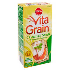 Vita Grain 9 Grains & Seeds Wholegrain Crackers 250g